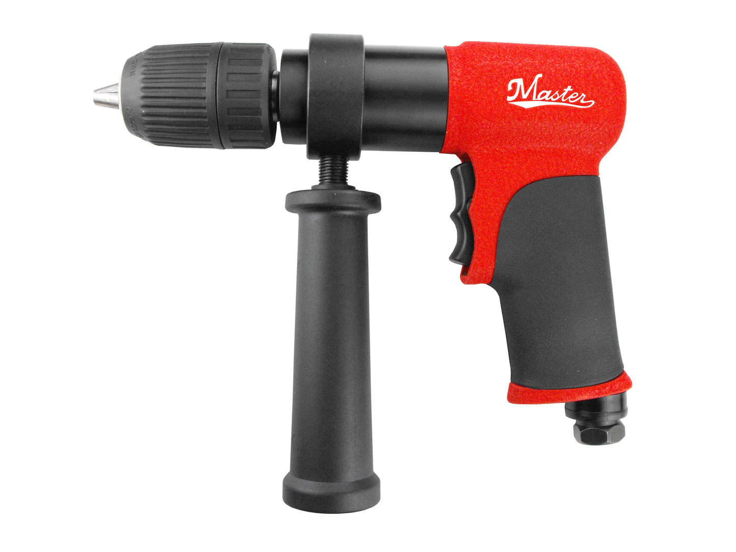 Perceuse pneumatique réversible 1/2" avec poignée latérale, 650 tr/min, mandrin à changement rapide Jacobs